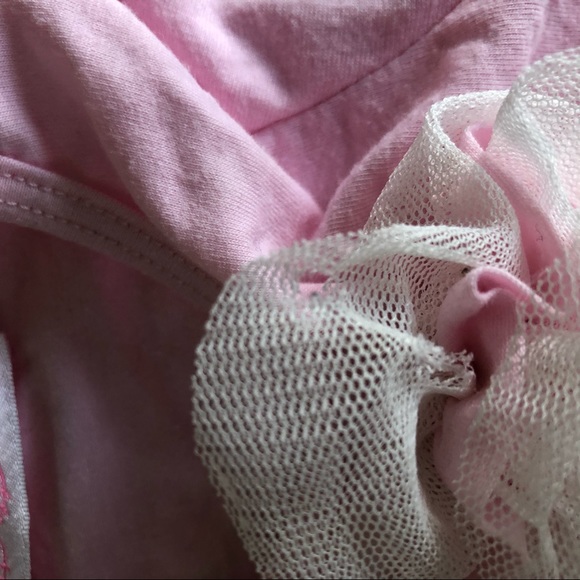 Pink Popatu tutu bodysuit with flower - Picture 5 of 5